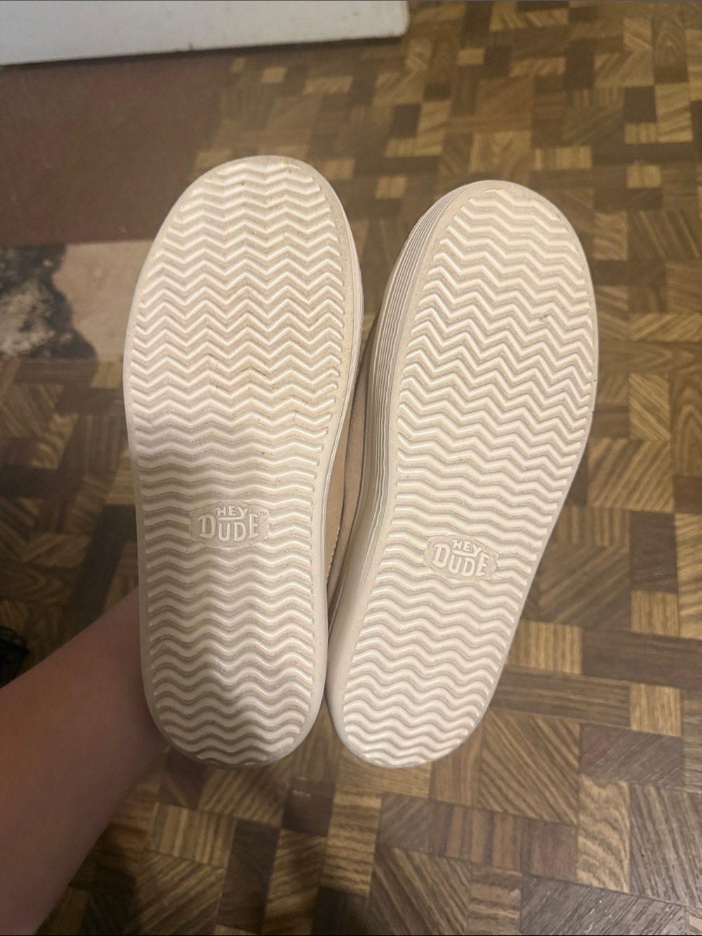 Hey Dude Women's Slip-On Loafers in Tan Suede - Picture 3 of 4